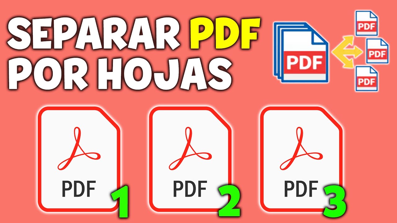 COMO SEPARAR PDF POR HOJAS 2025 - YouTube