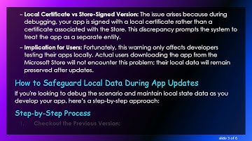 How to Preserve Local State When Updating Your UWP App