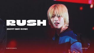 [4K]260117 GMO SONIC 2026 JO1 - RUSH SYOYA Focus Cam