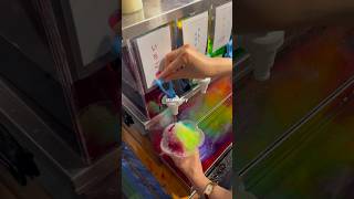 Preparing refreshing Kakigori dessert during hot summer in Japan #kakigori #summer #dessert