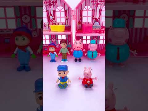 Peppa Pig, swapping places 😮#toys #satisfying #unboxing