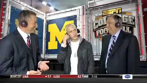 Eminem's ESPN interview is really awkward