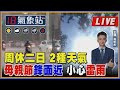 【TVBS18氣象站】周休二日 2種天氣母親節鋒面近 小心雷雨｜主播吳軒彤 說氣象LIVE