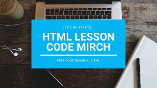 CodeMirch | Basic HTML  & CSS Tutorial Overview | HTML Language For Beginners 🧔