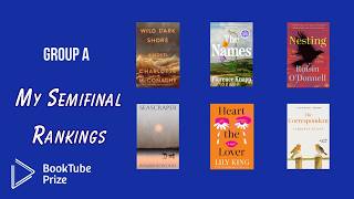 My Booktube Prize Semifinal Rankings