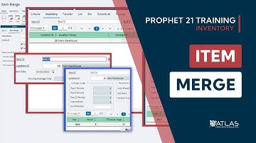 How to Merge Inventory Items in IMI | Prophet 21 Training