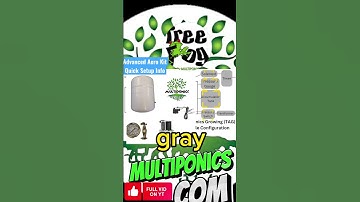 Advanced #aeroponics Kit Quick Setup Instructions