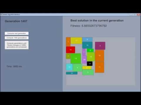 Genetic Algorithm for two-dimensional cutting stock problem. Final Degree Project