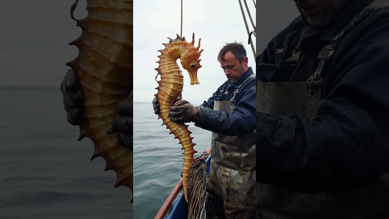 Giant Seahorse Caught On Camera Giantseahorse Marinelife