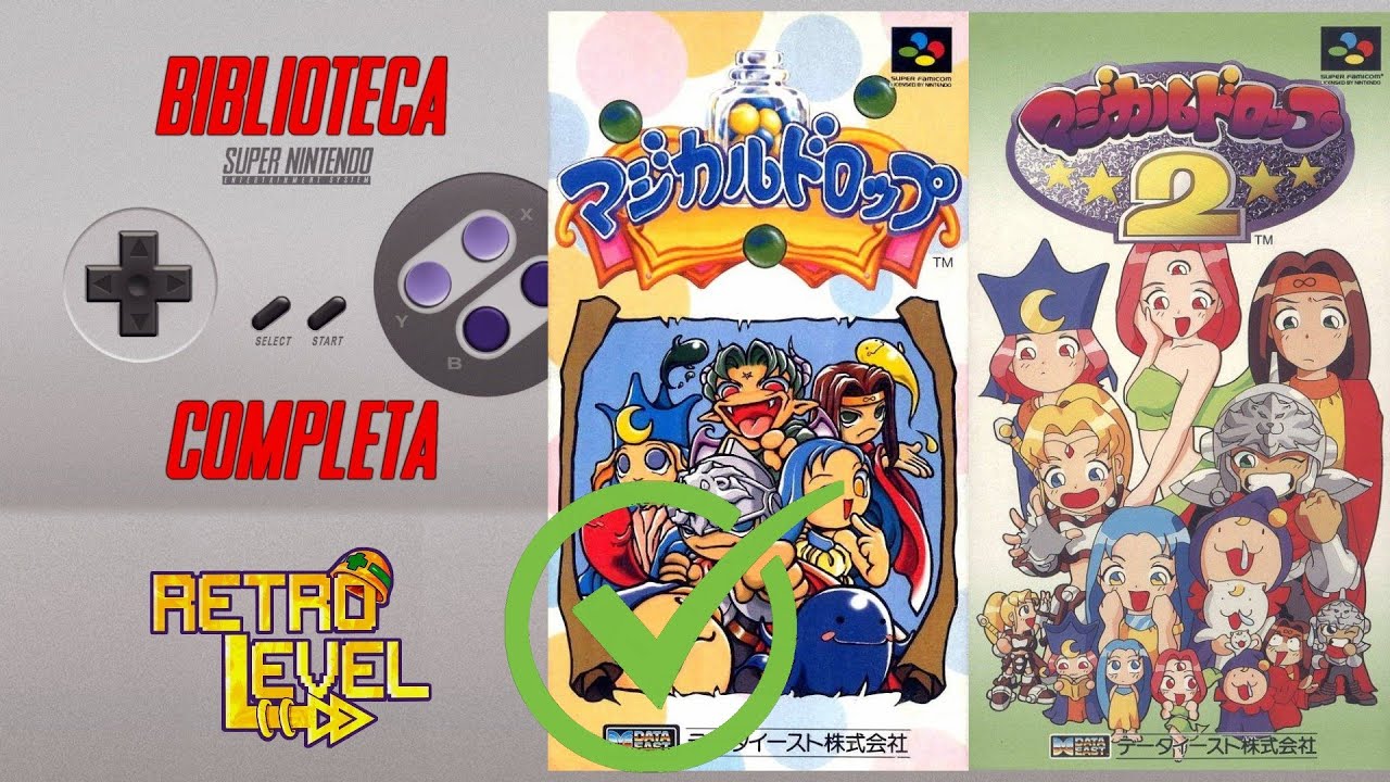Magical Drop + Magical Drop 2 - Biblioteca COMPLETA do Super Nintendo ...