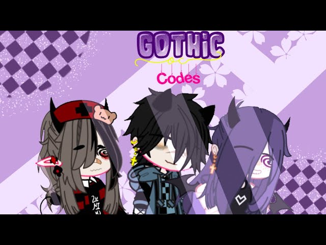 Gothic oc codes⁺✧ =͟͟͞͞💌 Gacha club 