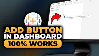How To Add Button in Tableau Dashboard (𝟮𝟬𝟮𝟲) | 100% WORKS | NO Yapping, To The Point! | FAST & EASY