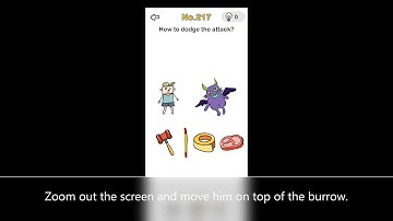 How to dodge the attack Brain Out Level 217