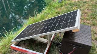 DIY pond aerator ￼