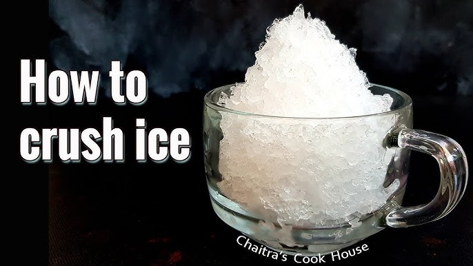How to make crushed ice at home, Tips & Tricks