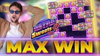 WORLD'S FIRST MAX WIN ON RETRO SWEETS WITH CASINODADDY 🍬🍭 screenshot 4
