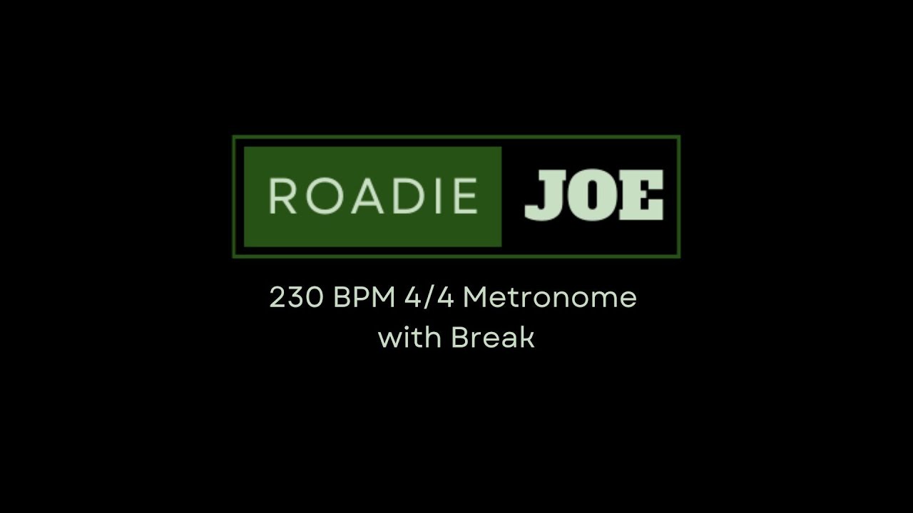 230 BPM Metronome w/ Silent Breaks (Challenge Mode) 🎵 Improve Timing, Groove & Internal Pulse