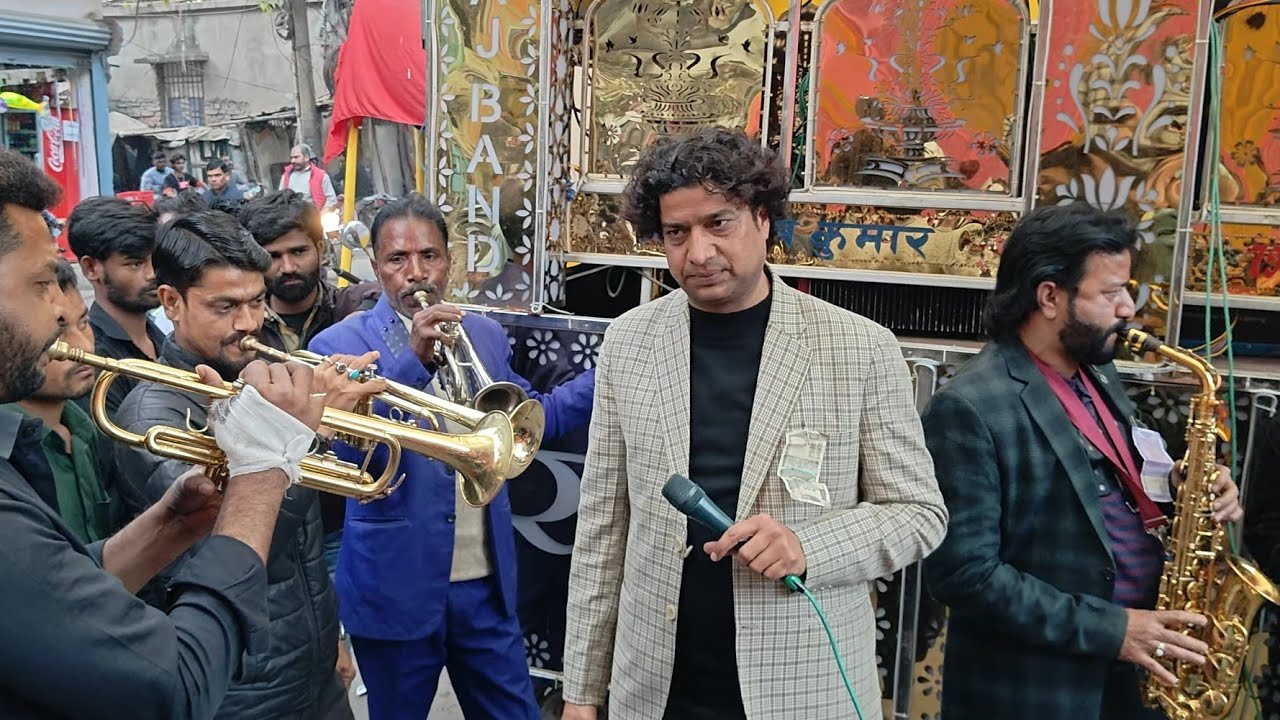 Wajid Bhai & Ayan Bhai 🎷 | Saanson Ka Chalna Dil Ka Machalna Song Band Video 🥁 | Shri Raj Band Patna