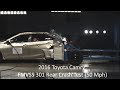 2015-2017 Toyota Camry FMVSS 301 Rear Crash Test (50 Mph)