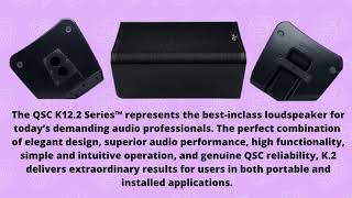 QSC K12.2 Series™ Multi-purpose, 2-way active loudspeaker stage monitor