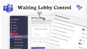 How to make everyone wait in the lobby in microsoft teams