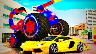 Scorpion Robot Monster Truck Transform Robot Simulator Android Gameplay screenshot 4