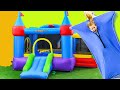 Assistant Bounce House Obstacle Course Contest with Mr  Engineer with Paw Patrol