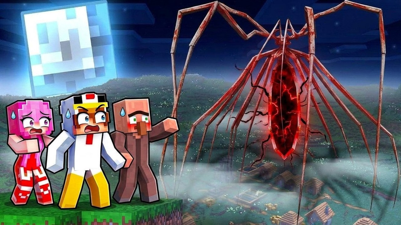 Le monstre le plus DANGEREUX attaque notre VILLE sur Minecraft !
