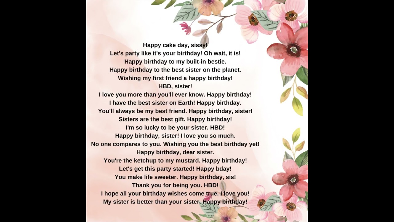 sister birthday wish kese likhe 🤩|birthday wishes|