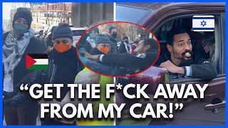 Palestinian Protesters Block NYC Street, Black Man TEACHES Them a Valuable Lesson!
