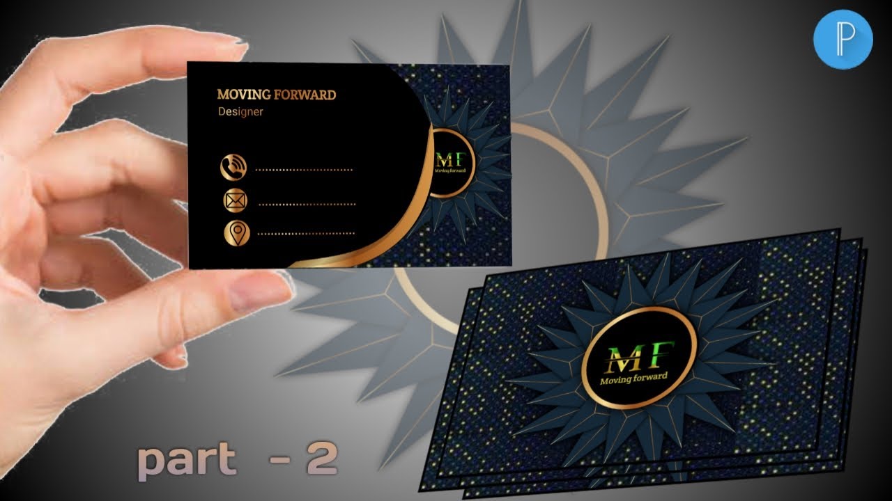 Royel style business card in pixellab./Business card design ./ pixellab