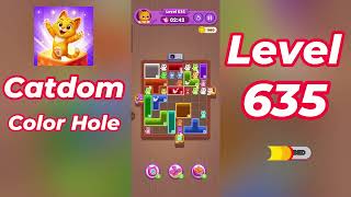 Catdom Color Hole Level 635 Walkthrough [NEW UPDATE] 🐱🟣 | Relaxing Color Puzzle Game | Go Answer screenshot 4