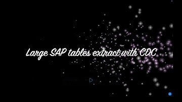 #STREAM-Intelligence from large SAP tables (with CDC) to Fabric / cloud
