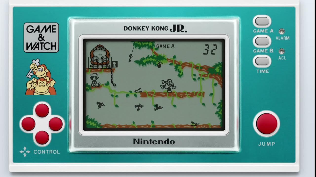 værtinde Teasing peave Game & Watch: Donkey Kong Jr. [Handheld Longplay] (1982) Nintendo {Wide  Screen} - YouTube