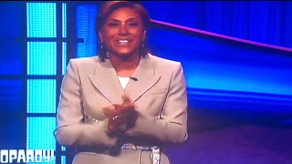 Robin Roberts First Introduction And Final On Jeopardy