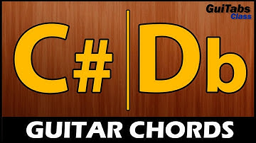 C# CHORD / Db CHORD 🎸- Beginner GUITAR Chords 🎓- How to play the C# / Db Chord 🎵