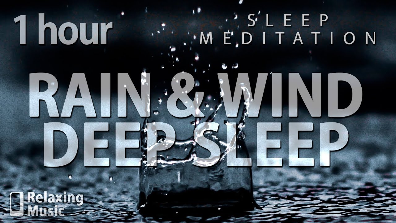 1 Hour RAIN and WIND Sounds for SLEEPING | DEEP SLEEP - YouTube