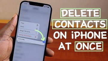How to Delete All Contacts on iPhone At Once