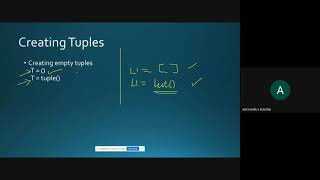 python revision tour II TUPLE