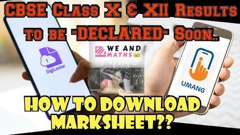 CBSE Results | How to download Marksheet? | Where to check the result? | DigiLocker | UMANG App