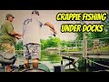 CRAPPIE FISHING UNDER DOCKS- Extended length digital episode!