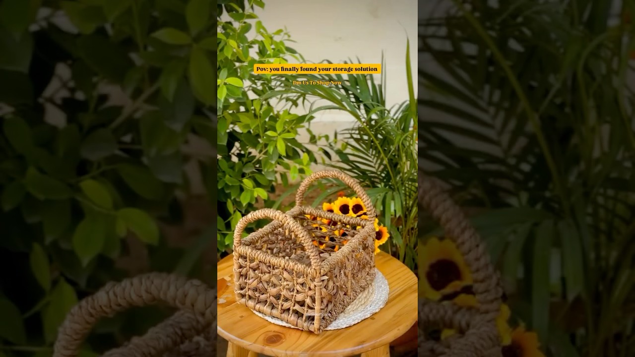 Handcrafted Eco-Friendly Baskets for Home Decor | Sustainable & Boho Storage | ISANA®