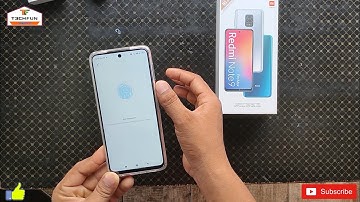 Redmi note 9 Pro max how to set fingerprint settings