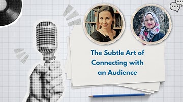 The Subtle Art of Connecting with an Audience | MentorMeet Stories with Joanna & Nadia