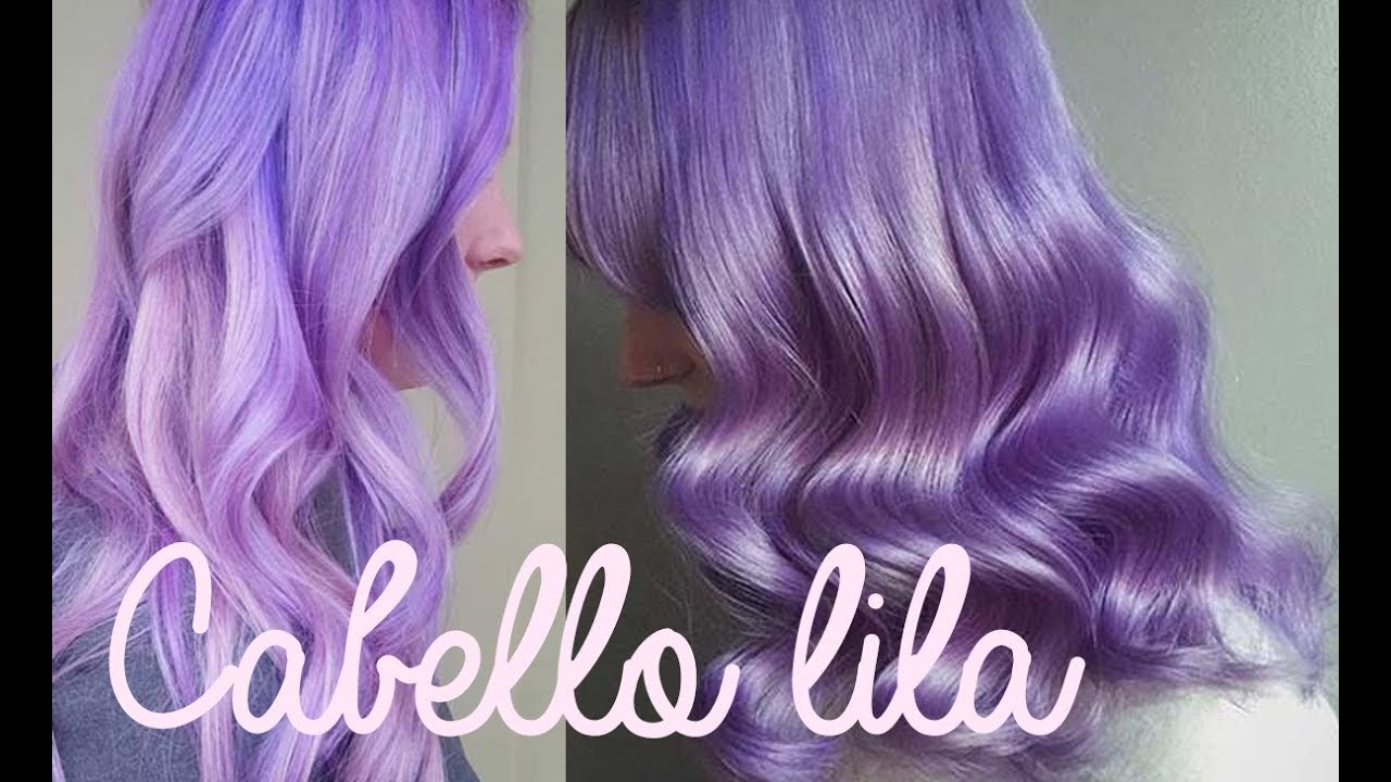 Cabello lila / lavanda / violeta pastel DIY ✰ - YouTube