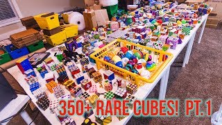 Huge 350+ Rubik's Cube Unboxing From Jhahoua - Part 1