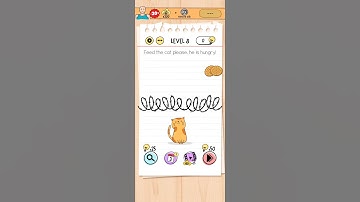 Feed the cat please he is hungry brain test level 8 answer #braintestsolution #games #braintest