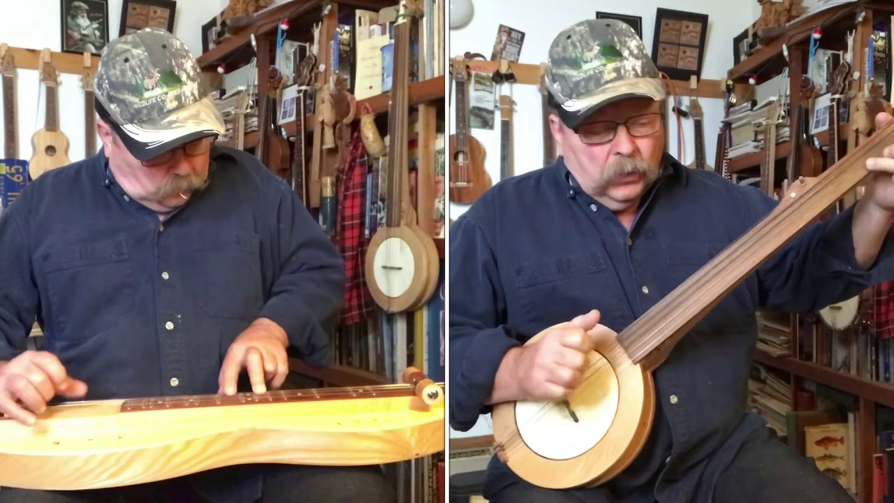 “Pretty Polly”  mountain dulcimer and Frank Proffitt style fretless banjo