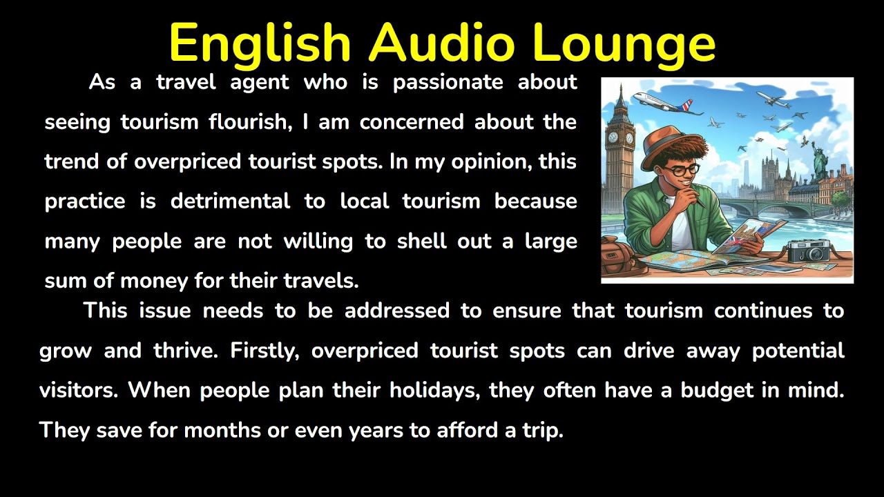 Intermediate English | Essays on overpriced tourist spots | B1/B2 Level ...