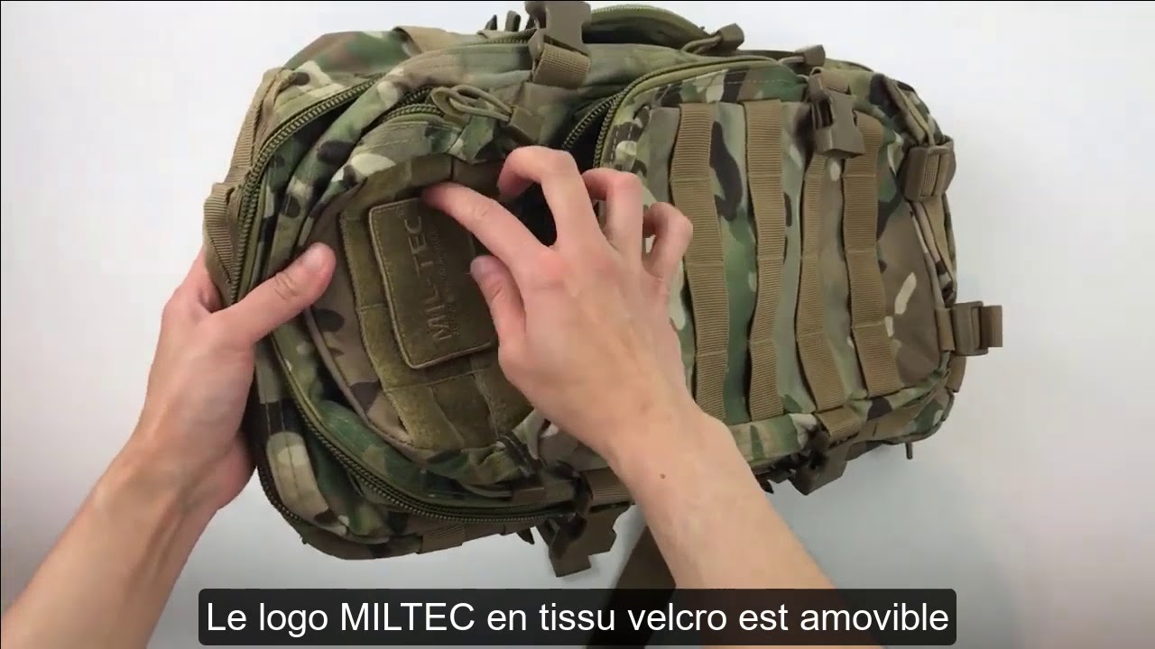 Sac à dos Assault 20 litres miltec multitarn 